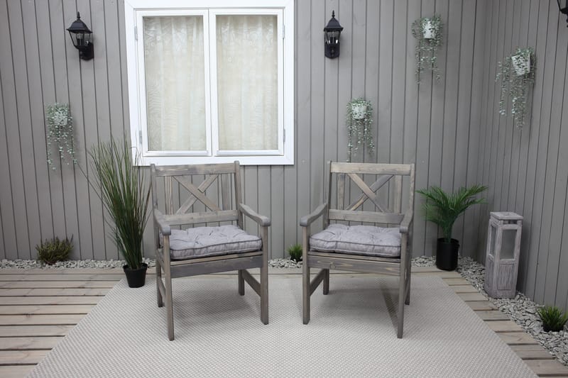 Olivo Havelænestol - Grå - Havemøbler - Havestole - Udendørs lænestol