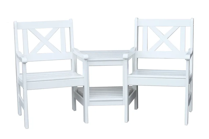 Olivo Havelænestol - Hvid - Havemøbler - Havestole - Udendørs lænestol