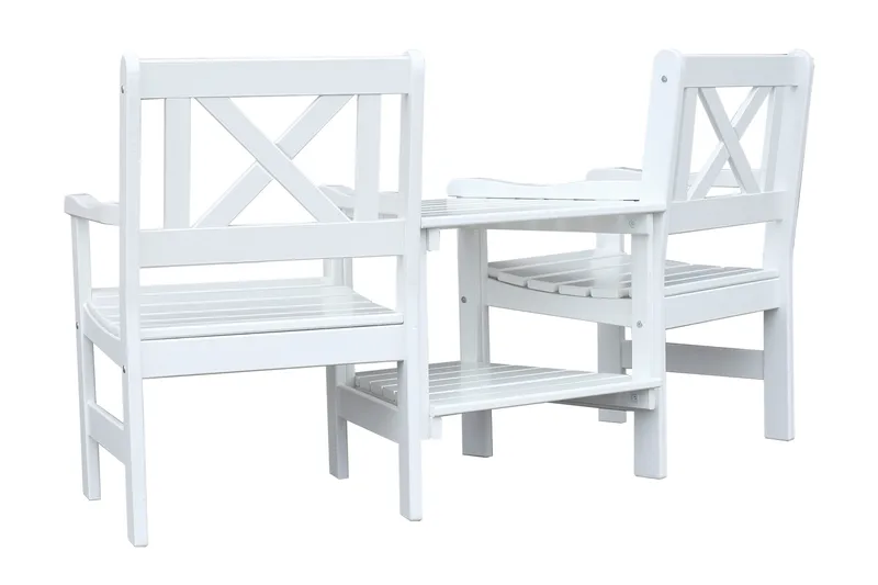 Olivo Havelænestol - Hvid - Havemøbler - Havestole - Udendørs lænestol