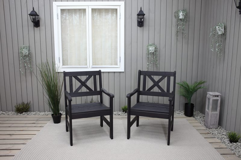 Olivo Havelænestol - Mørkebrun - Havemøbler - Havestole - Udendørs lænestol