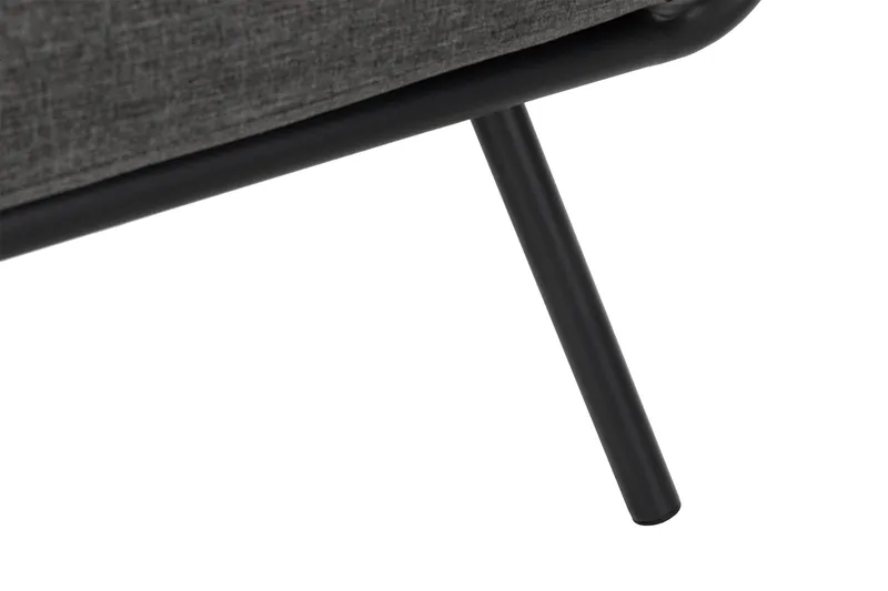 Sandina Lænestol - Reb/Sort/Grå - Havemøbler - Havestole - Udendørs lænestol