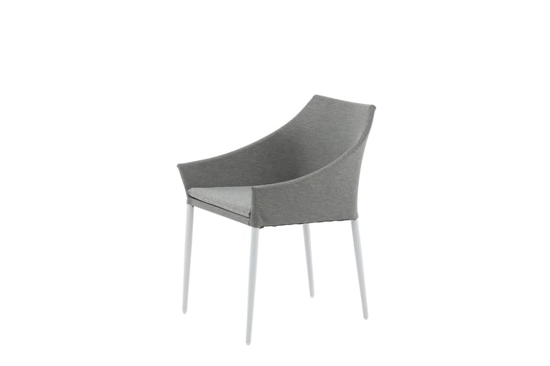 Spoga Lænestol Hvid/Lysegrå - Venture Home - Loungestol udendørs - Udendørs lænestol