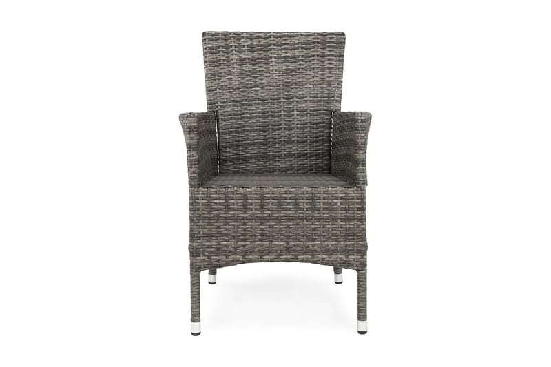 Thor Lounge Lænestol Udendørs i Polyrattan - Grå - Havemøbler - Havestole - Udendørs lænestol