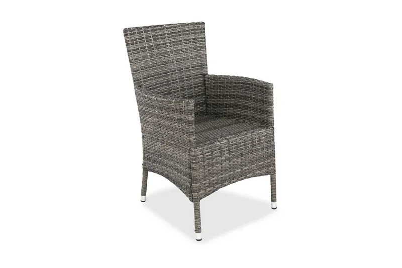 Thor Lounge Lænestol Udendørs i Polyrattan, Grå