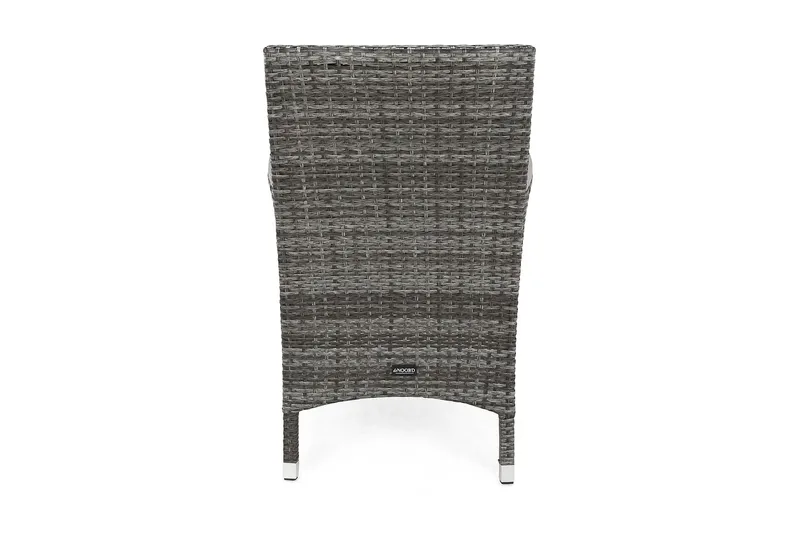 Thor Lyx Lænestol med Armlæn - Grå/Aintwood - Havemøbler - Havestole - Udendørs lænestol