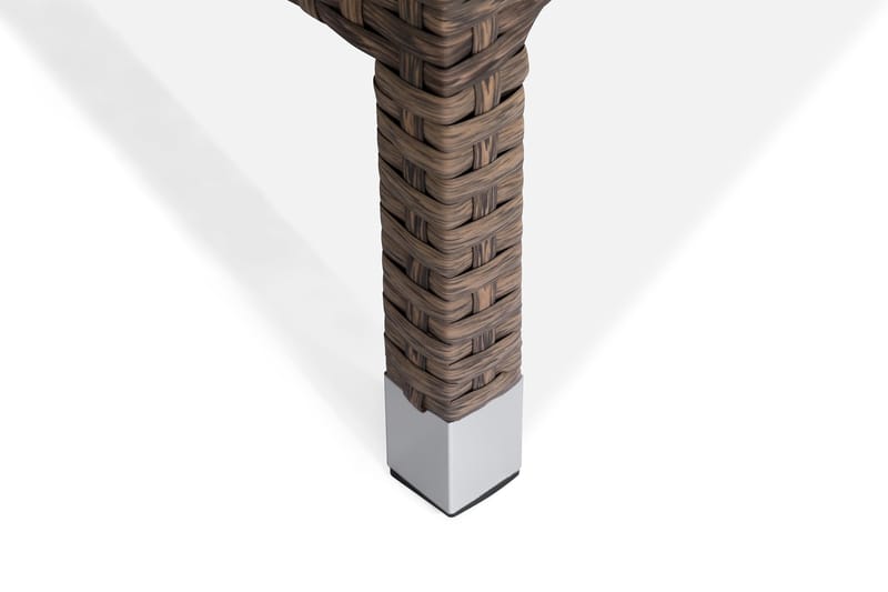 Thor Lyx Lænestol med Armlæn - Sand/Brun - Havemøbler - Havestole - Udendørs lænestol