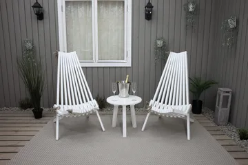 Wellner Lænestol - Hvid - Havemøbler - Havestole - Udendørs lænestol