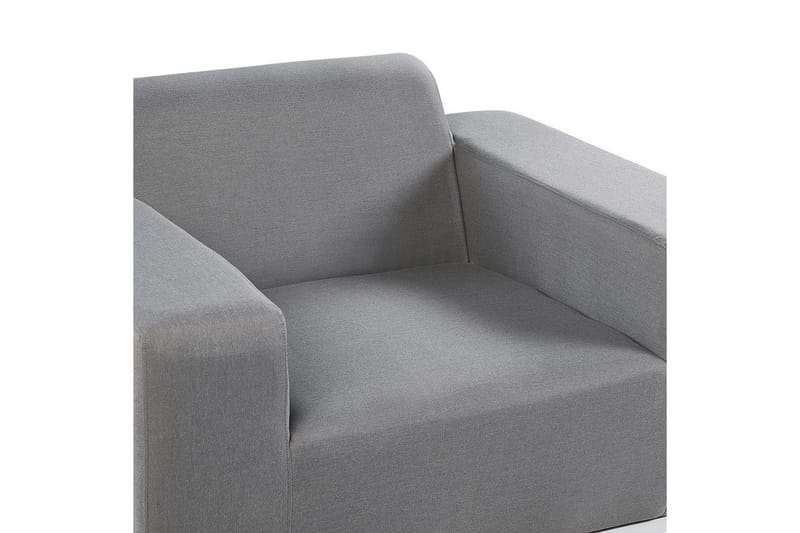 Lænestolesæt med 2 Rovigo - Grå, hvid - Havemøbler - Havestole - Udendørs lænestol