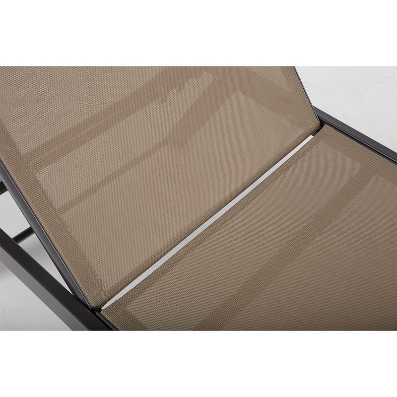 Liggestol HOME4YOU Ario Beige - Beige - Havemøbler - Havestole - Solseng & solvogn