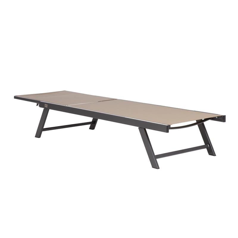 Liggestol HOME4YOU Ario Beige - Beige - Havemøbler - Havestole - Solseng & solvogn