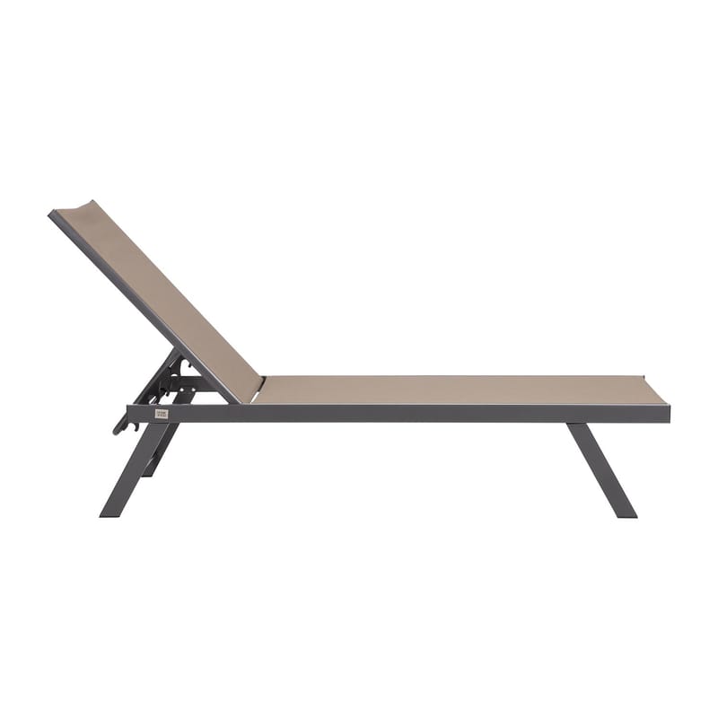 Liggestol HOME4YOU Ario Beige - Beige - Havemøbler - Havestole - Solseng & solvogn