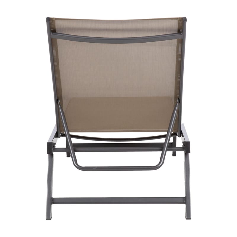 Liggestol HOME4YOU Ario Beige - Beige - Havemøbler - Havestole - Solseng & solvogn