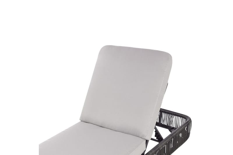 Liggestol Osini - Grå, sort - Havemøbler - Havestole - Solseng & solvogn