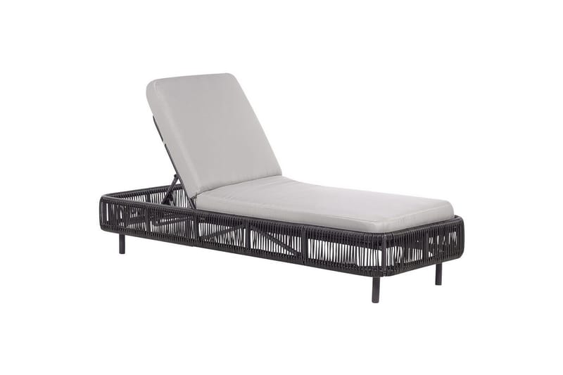 Liggestol Osini - Grå, sort - Havemøbler - Havestole - Solseng & solvogn