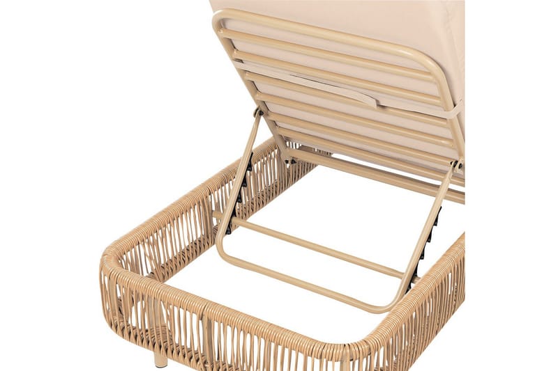 Liggestol Osini - Naturligt, beige - Havemøbler - Havestole - Solseng & solvogn
