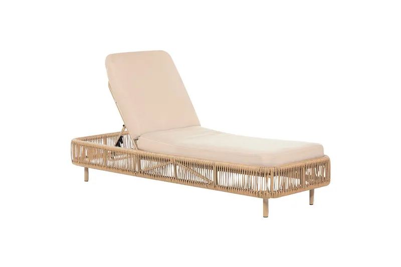 Liggestol Osini - Naturligt, beige - Havemøbler - Havestole - Solseng & solvogn