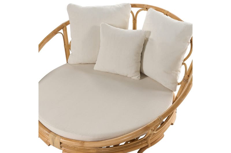 Liggestol Rossano - Naturligt, beige - Havemøbler - Havestole - Udendørs lænestol