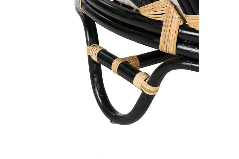 Liggestol Rossano - Sort, beige - Havemøbler - Havestole - Udendørs lænestol