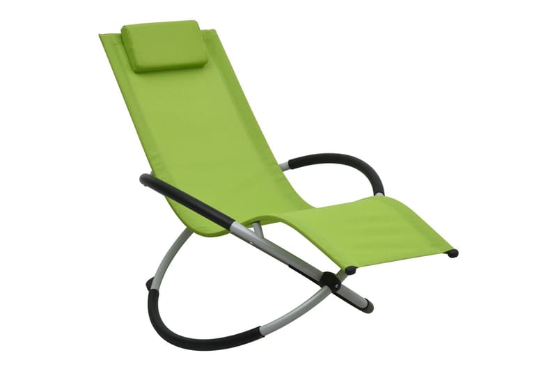 liggestol til børn stål grøn - Grøn - Solstole