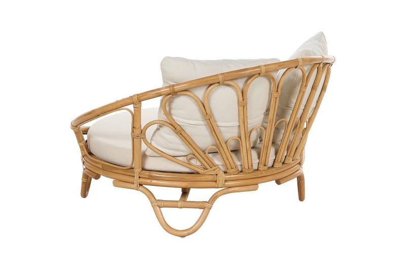 Liggestolesæt med 2 Rossano - Naturligt, beige - Havemøbler - Havestole - Udendørs lænestol