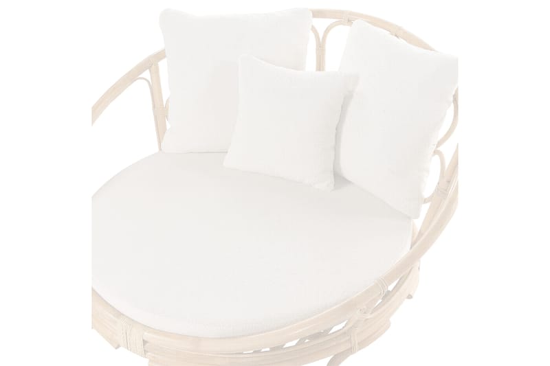 Liggestolesæt med 2 Rossano - Naturligt, beige - Havemøbler - Havestole - Udendørs lænestol