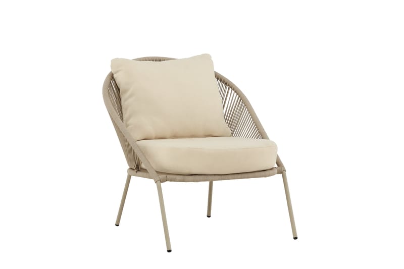Lindos Havestol - Beige - Havemøbler - Havestole - Udendørs lænestol
