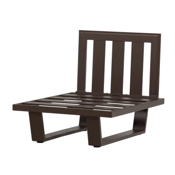 Loungestol Bear udendørs - Brun - Havemøbler - Havestole - Udendørs lænestol