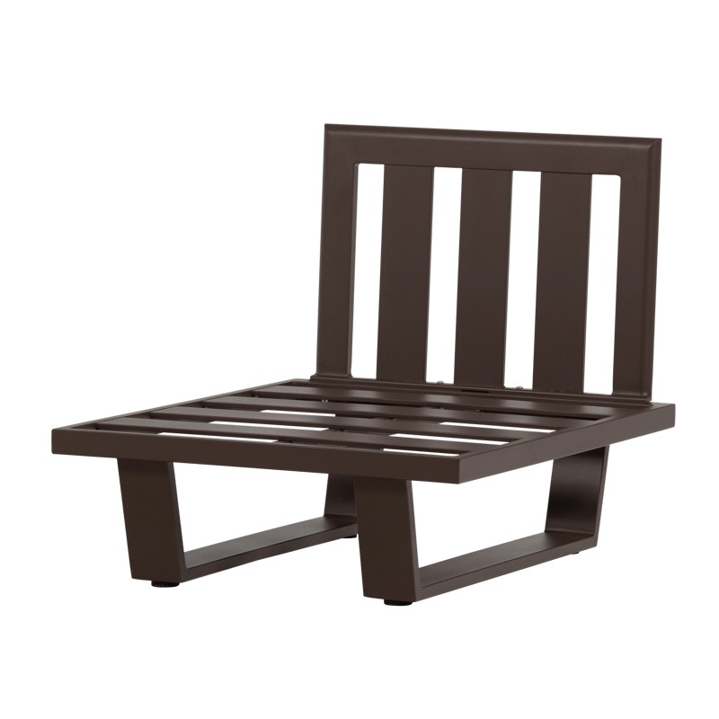 Loungestol Bear udendørs - Brun - Havemøbler - Havestole - Udendørs lænestol