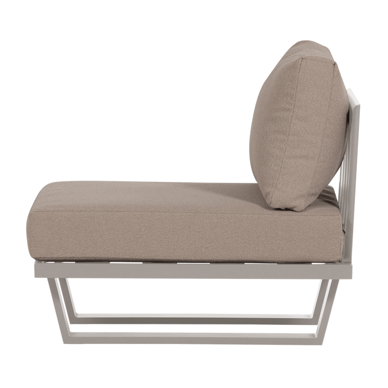 Loungestol Bear udendørs - Sand - Havemøbler - Havestole - Udendørs lænestol