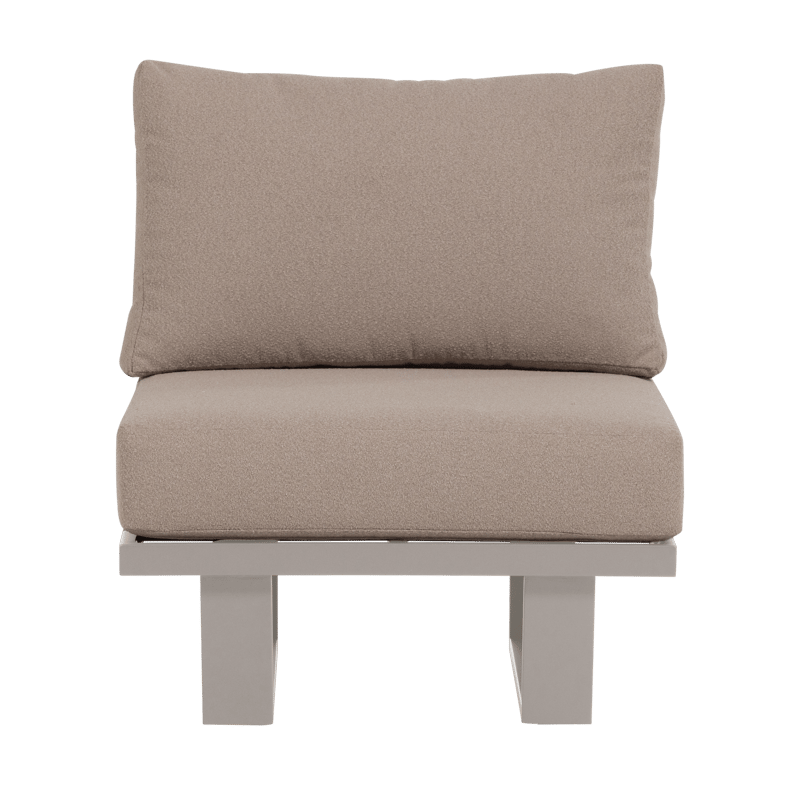 Loungestol Bear udendørs - Sand - Havemøbler - Havestole - Udendørs lænestol