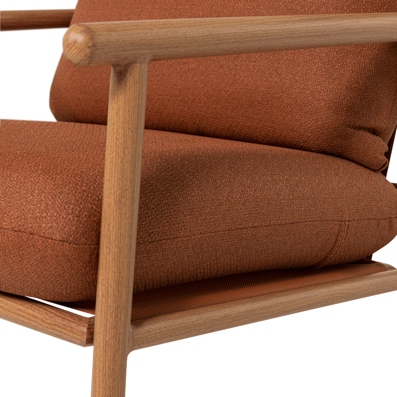 Loungestol Cavero 87 cm udendørs - Terra - Havemøbler - Havestole - Udendørs lænestol