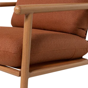 Loungestol Cavero 87 cm udendørs - Terra - Havemøbler - Havestole - Udendørs lænestol
