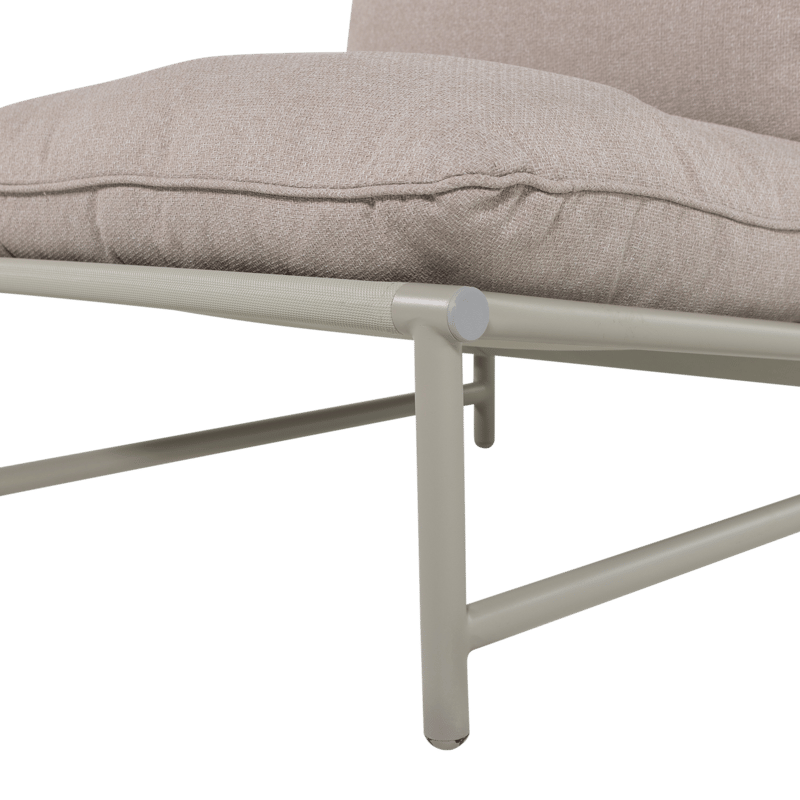 Loungestol Elvo 82 cm udendørs - Sand - Havemøbler - Havestole - Udendørs lænestol