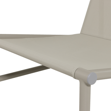 Loungestol Elvo 82 cm udendørs - Sand/Hvid - Havemøbler - Havestole - Udendørs lænestol