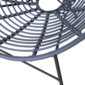 Loungestol Jane 72 cm udendørs - Blæk - Havemøbler - Havestole - Udendørs lænestol