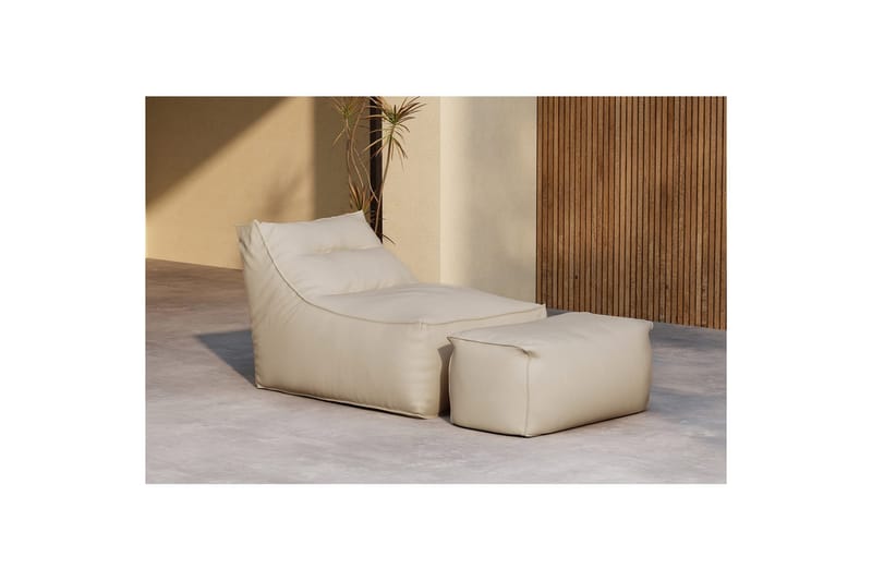 Loungestol Redang - Beige - Havemøbler - Havestole - Solstole