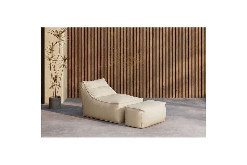 Loungestol Redang - Beige - Havemøbler - Havestole - Solstole