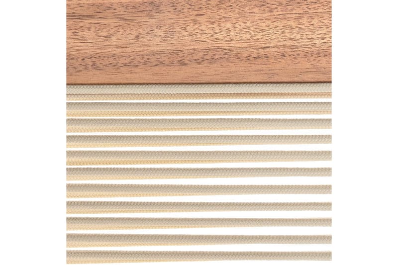 Loungestol Prossedi Beige/lyst træ - Beige/lyst træ - Havemøbler - Havestole - Solseng & solvogn