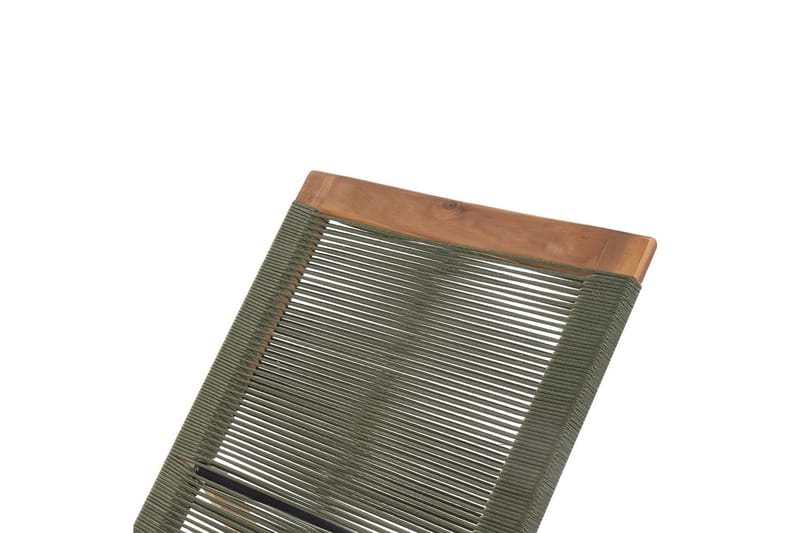 Loungestol Prossedi Grønt/lyst træ - Grønt/lyst træ - Havemøbler - Havestole - Solseng & solvogn