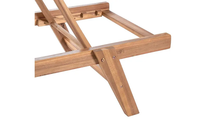 Loungestol Prossedi Grønt/lyst træ - Grønt/lyst træ - Havemøbler - Havestole - Solseng & solvogn