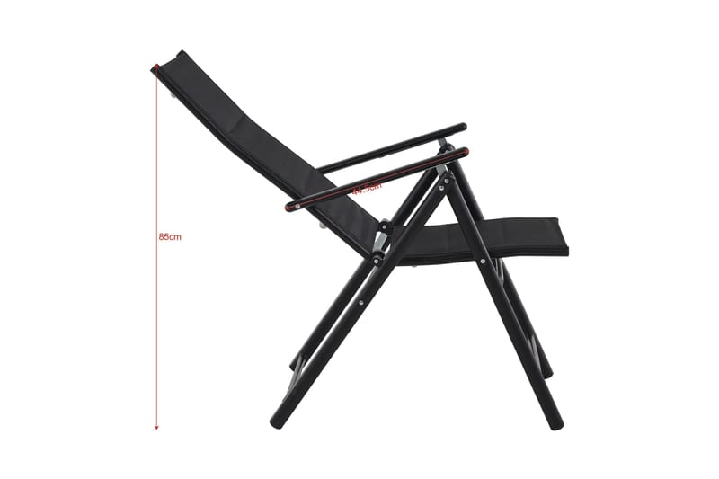 Maggie Polstret Positionsstol Udendørs - Sort - Havemøbler - Havestole - Positionsstole