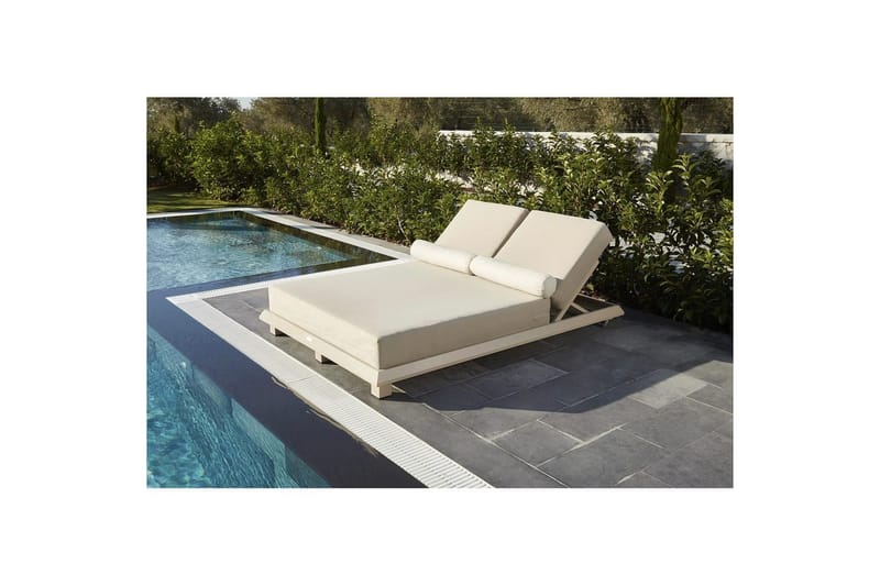 Malkiat liggestol 150x212 cm - Beige - Havemøbler - Havestole - Solstole