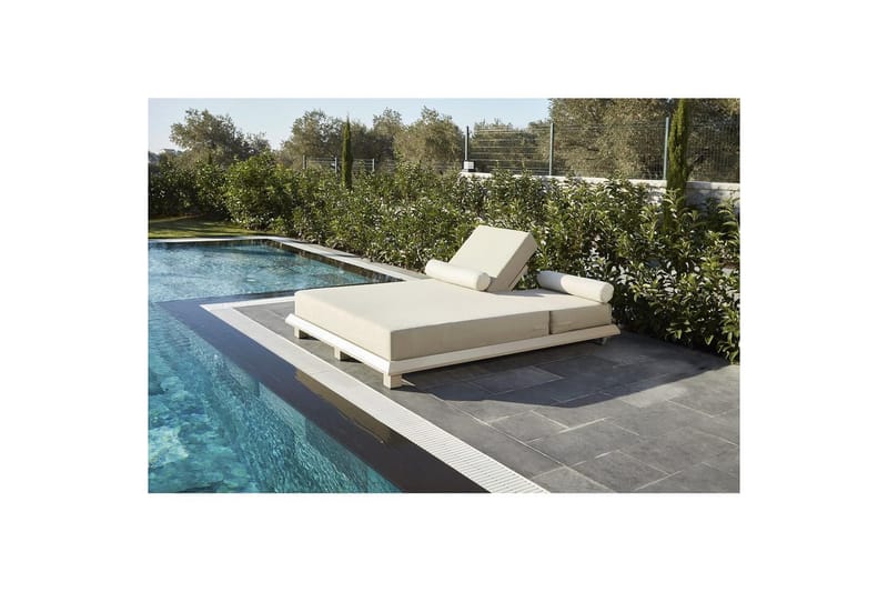 Malkiat liggestol 150x212 cm - Beige - Havemøbler - Havestole - Solstole