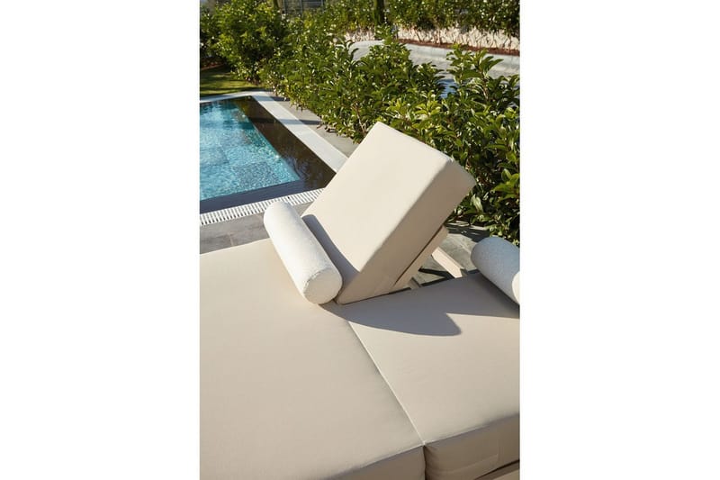 Malkiat liggestol 150x212 cm - Beige - Havemøbler - Havestole - Solstole