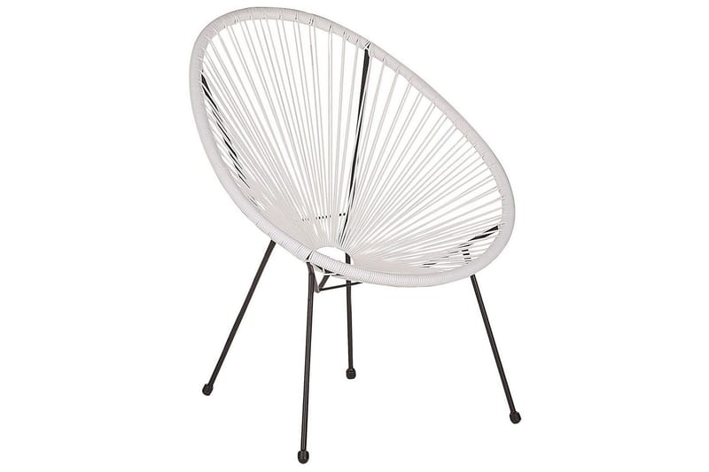 Maniwaki Udendørslænestol, Hvid Sort