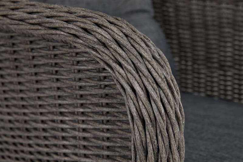 Marcus lænestol m. hynde - Grå - Havemøbler - Havestole - Udendørs lænestol