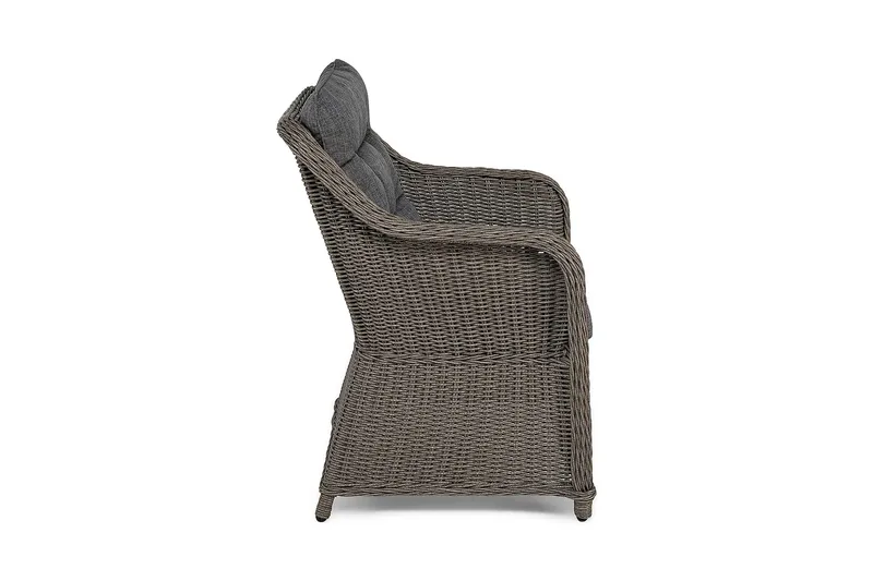 Marcus lænestol m. hynde - Grå - Havemøbler - Havestole - Udendørs lænestol