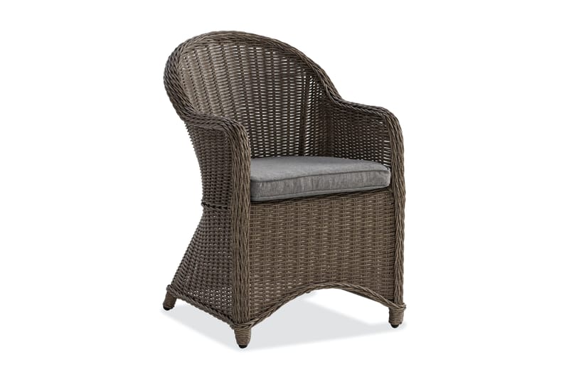 Marcus Light lænestol m. hynde - Grå - Havemøbler - Havestole - Udendørs lænestol