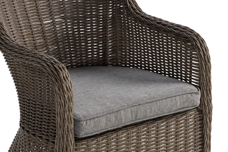 Marcus Light lænestol m. hynde - Grå - Havemøbler - Havestole - Udendørs lænestol