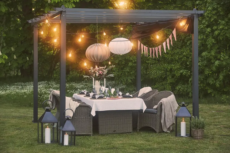 Marcus Light Lænestol med Hynde - Grå - Havemøbler - Havestole - Udendørs lænestol